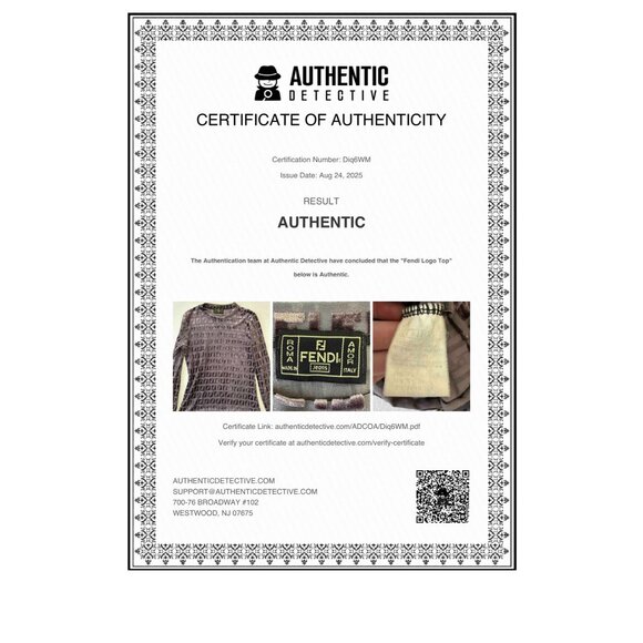 Fendi Jeans Vintage Zucca Velvet Sheer Long Sleeve Shirt Top Size S ? Purple - Picture 14 of 14